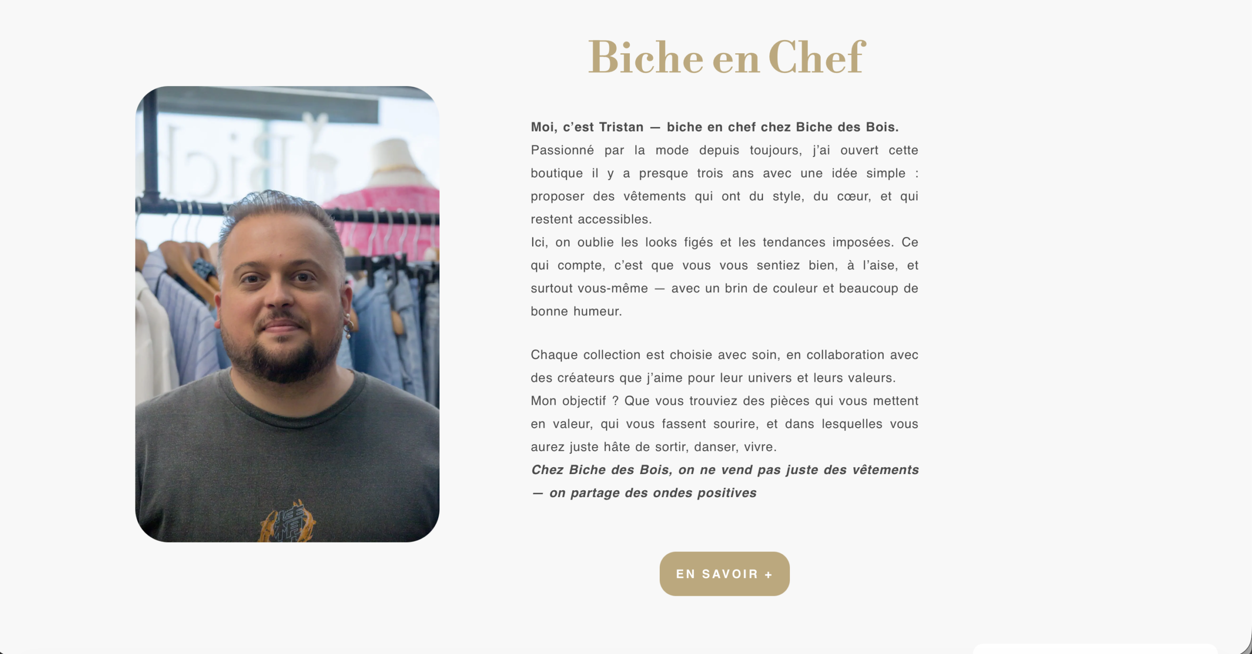 Biche des bois présentation